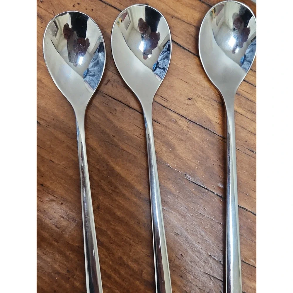 WMF Cromargan 18/10 Stainless Steel Iced Tea Cocktail Stirring Spoons Set of 3
